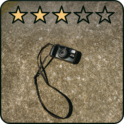 3-star review of a hand camera